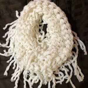 White Infinity Scarf